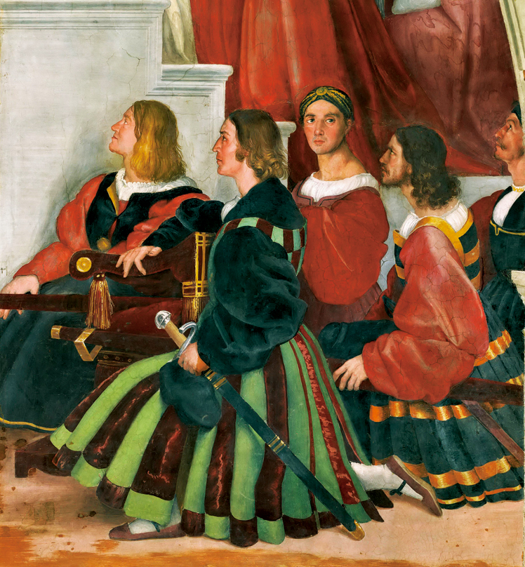   拉斐尔·桑西  Raffaello Santi——署名室壁画 (1)局部